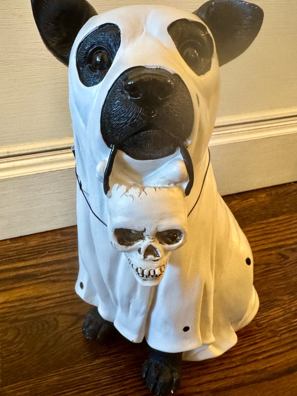Black Lab Dog Halloween Ghost Statue - Picture 3 of 5